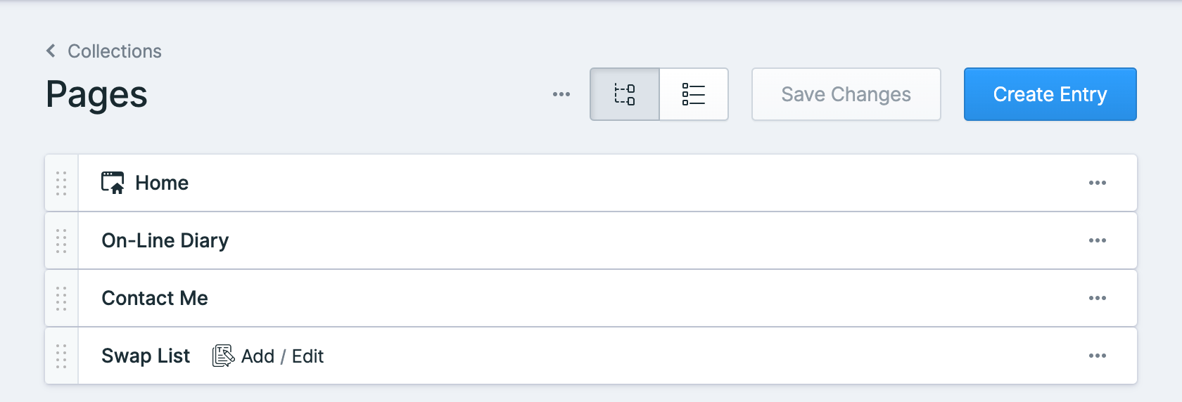 An orderable collection